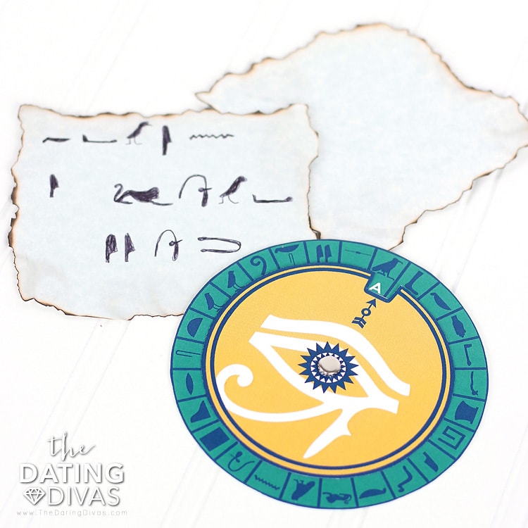 Egypt Date Hieroglyphic Love Notes