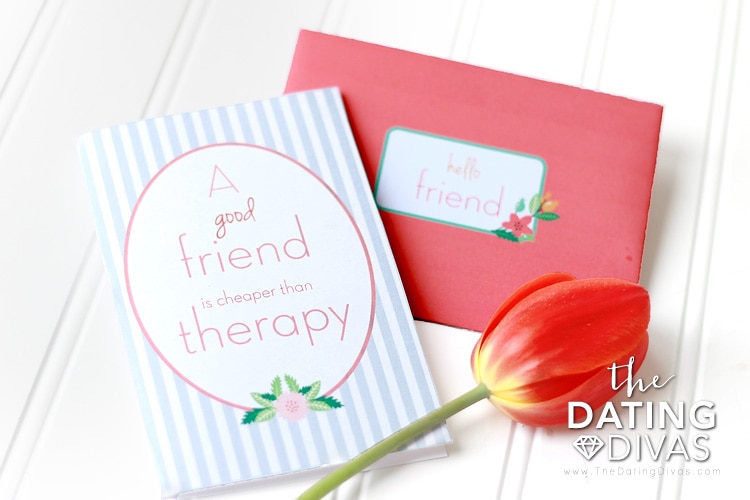 Write a sweet card thanking your best girl for her friendship. | The Dating Divas