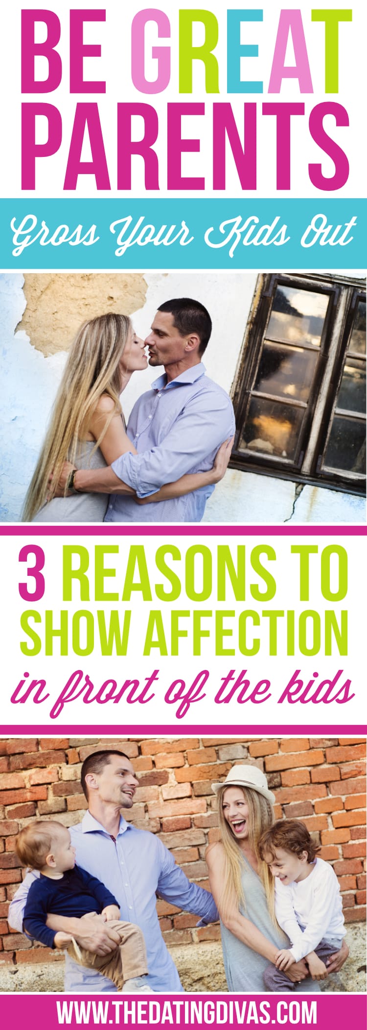 Reasons to Show Affection in Front of Your Kids