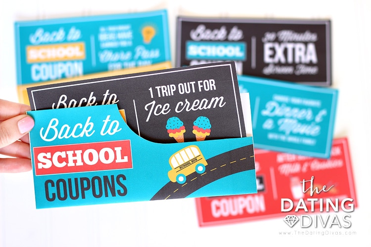 Back to School Coupon Envelope