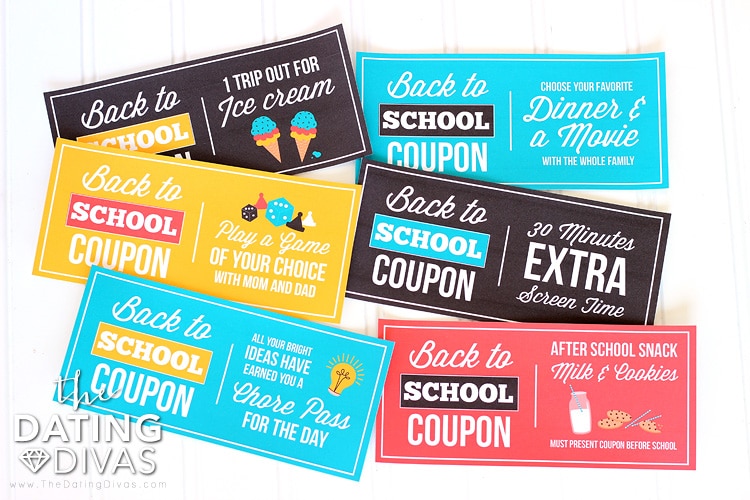 Back to School Coupon Idea