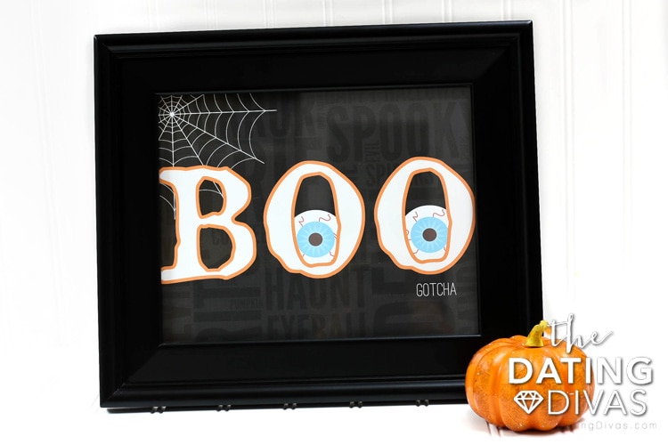 Halloween BOO Print