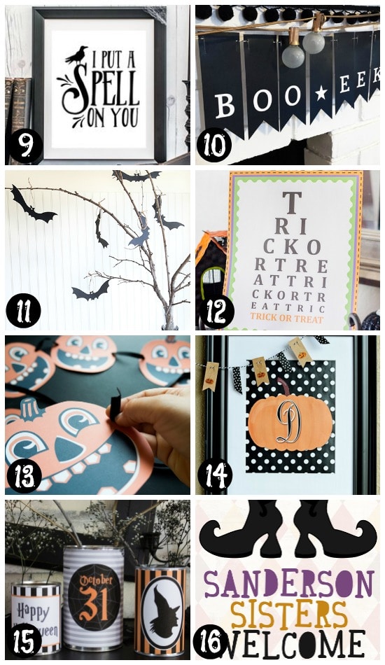 Free Printable Halloween Decorations