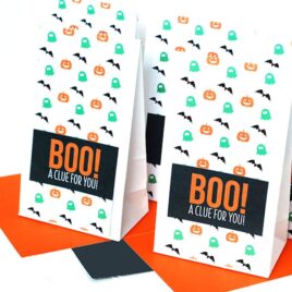 Halloween Scavenger Hunt Clue Bags