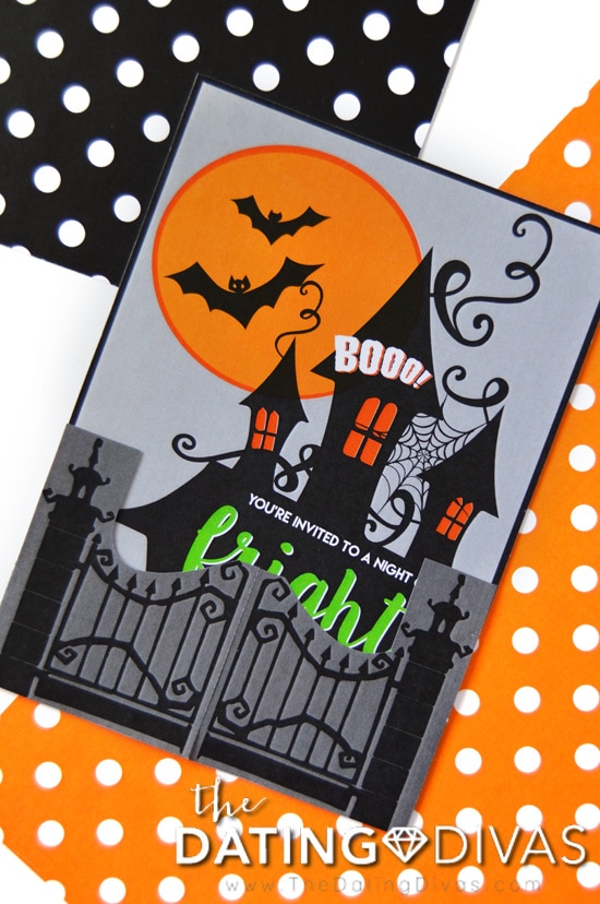 Halloween Haunted House Invitation