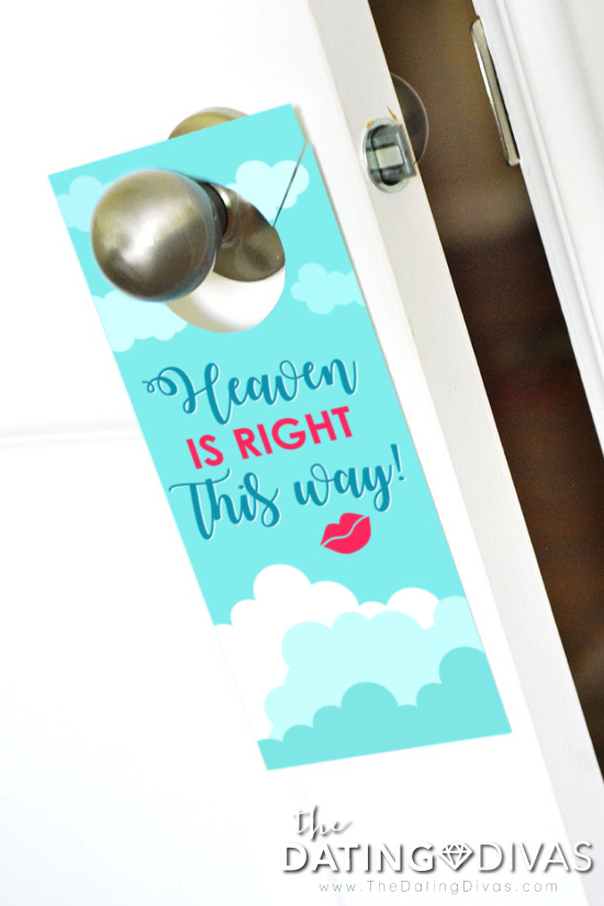 7 Minutes in Heaven Door Hanger