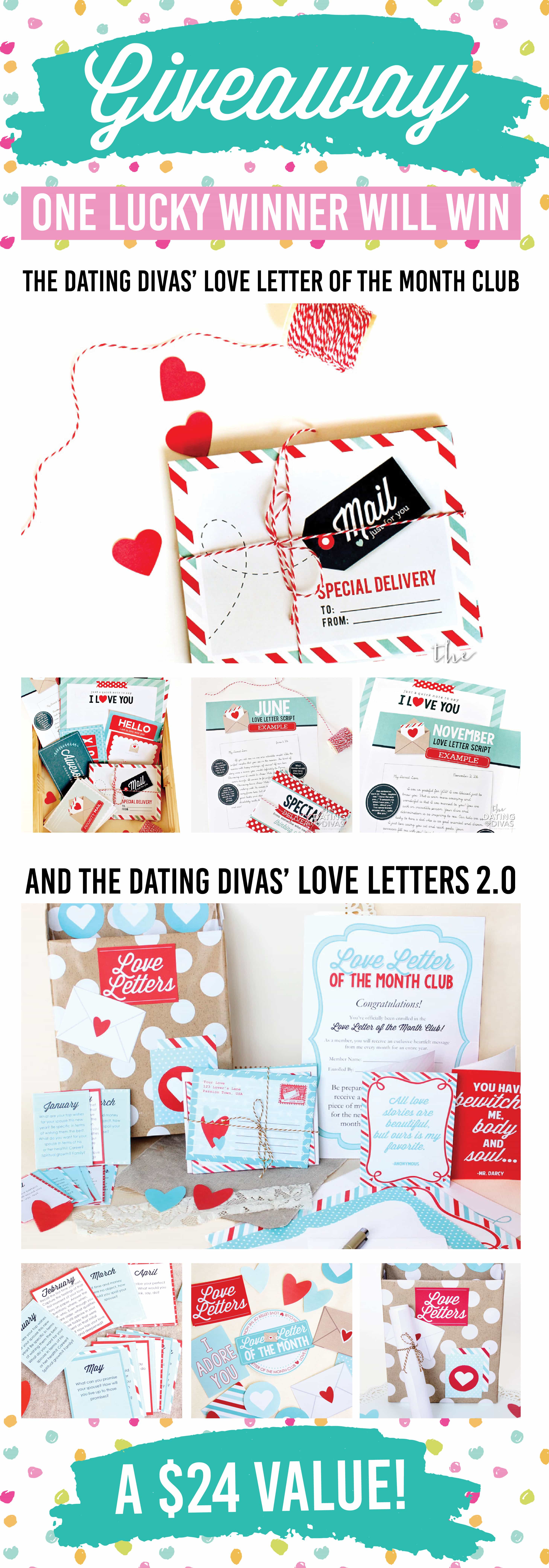 Pinterest Party Giveaway Letters