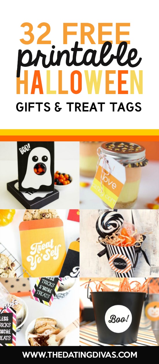 Halloween Gifts and Treat Tags Printables