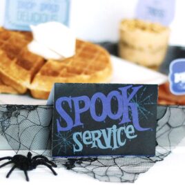 Spook Service Halloween Breakfast in Bed