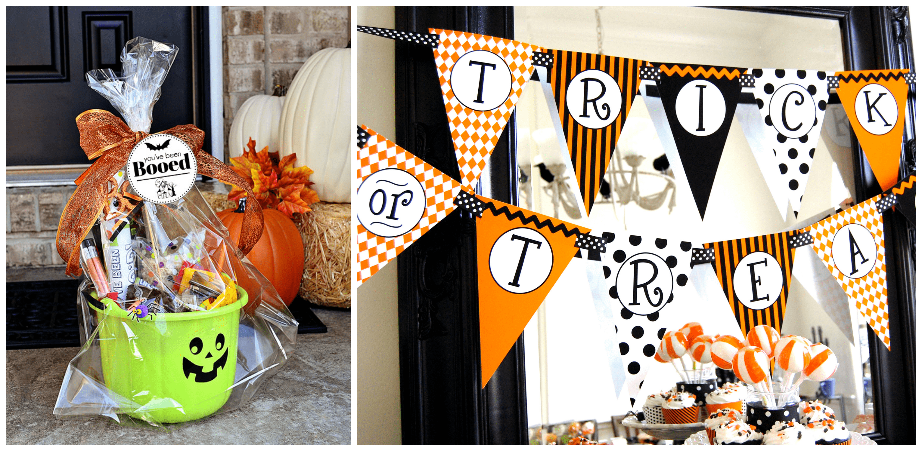 You've Been Booed Printables and Trick or Treat Banner