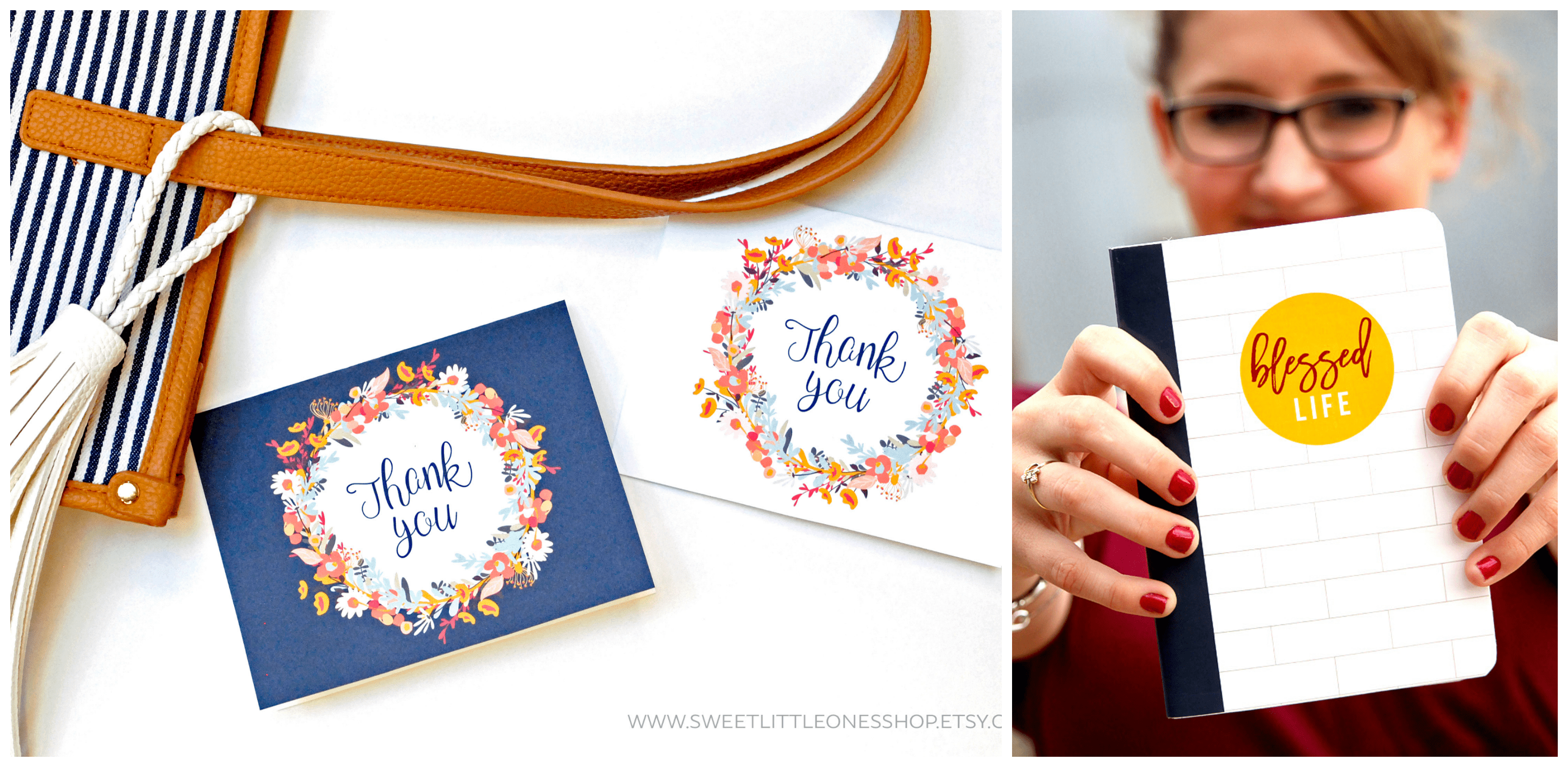 Printable Thank You Cards and Gratitude Journal