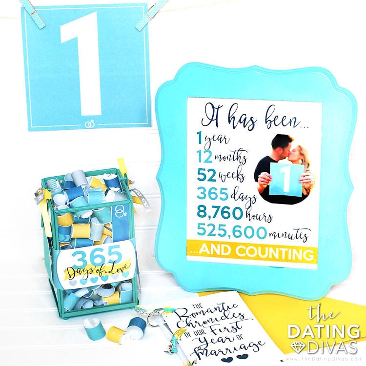 First Anniversary Gift Printable Kit