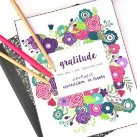 This beautiful gratitude journal is the perfect way to give thanks to your spouse.