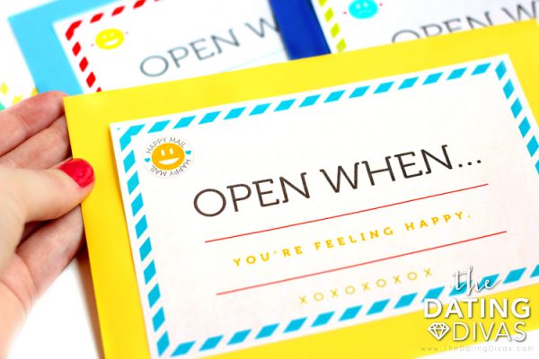 Open When Letters Printable Kit - From The Dating Divas