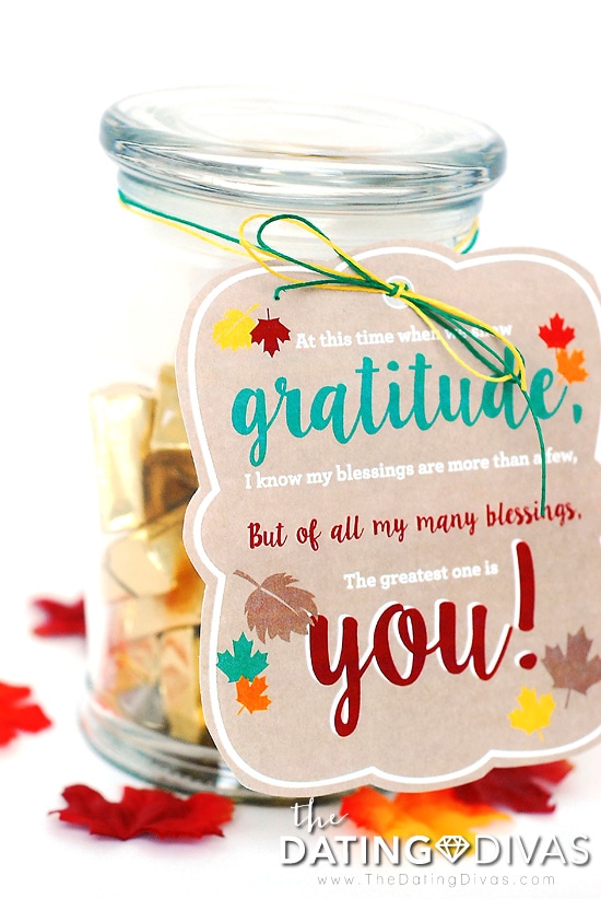 Gratitude Gift Idea Treat and Tag