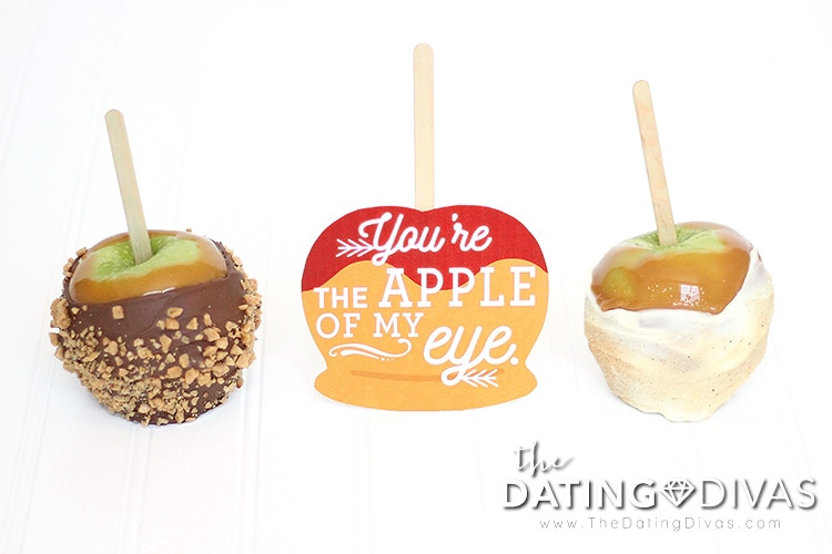 Party invitation to make caramel apples