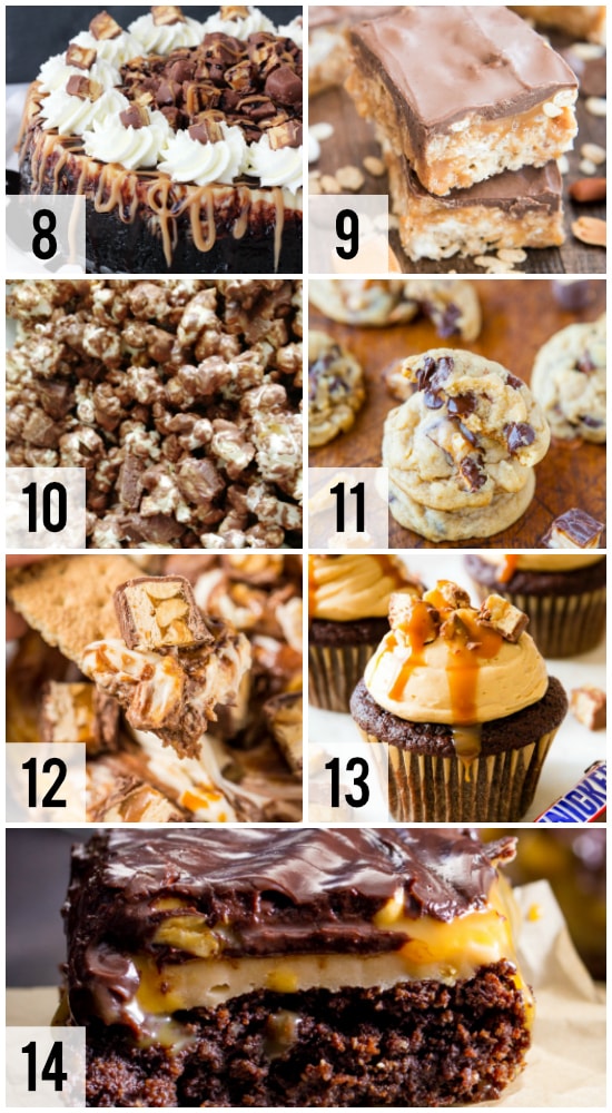 Delicious Snickers Recipes