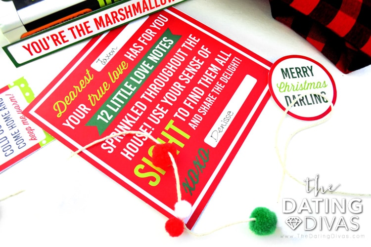 5 Senses Gift Printables For Christmas