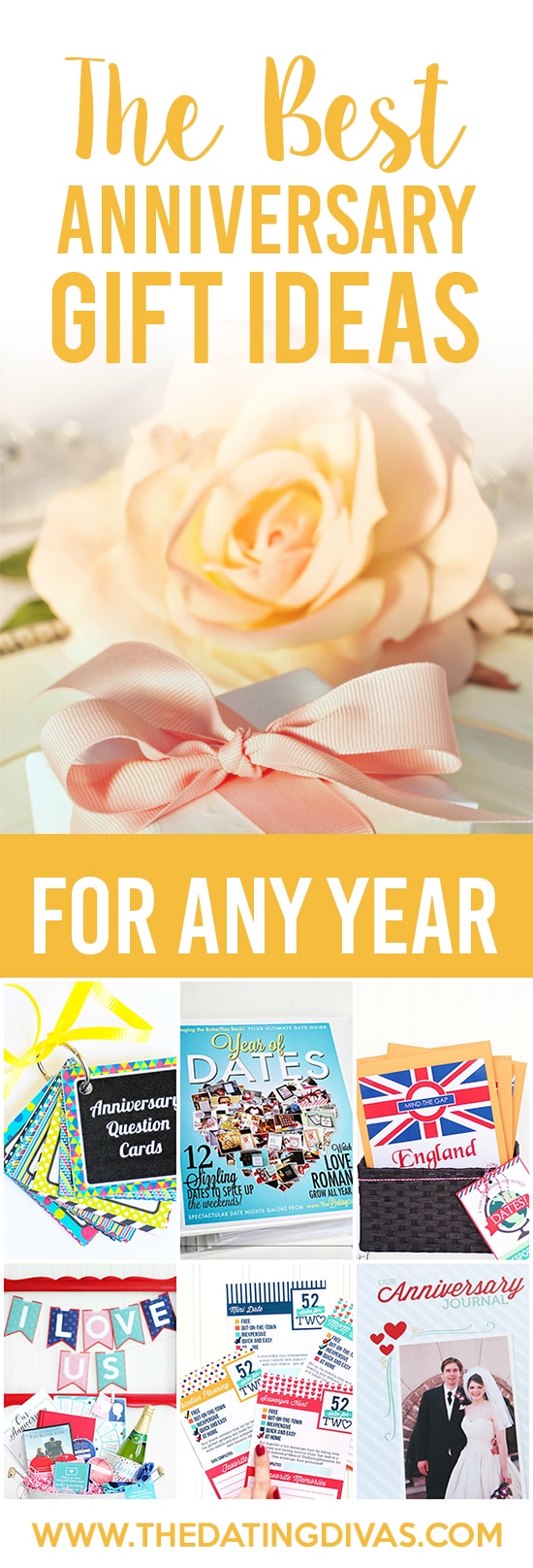 Anniversary Gifts By Year For Spouses From The Dating Divas