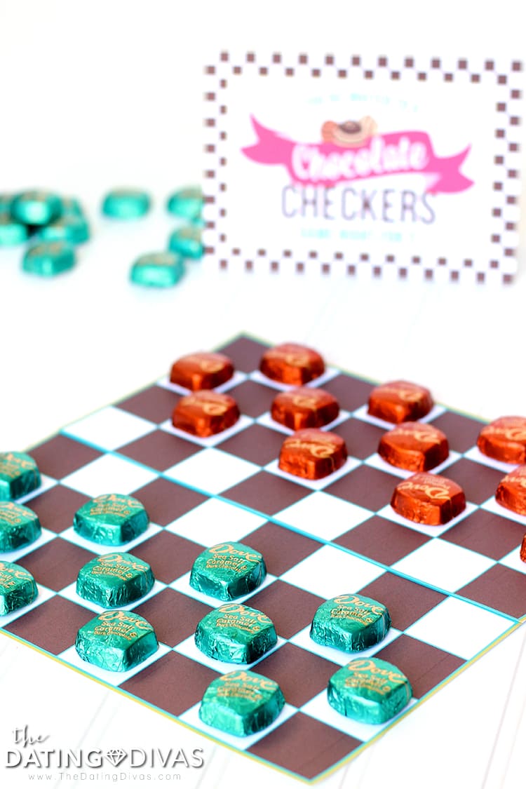 Chocolate Checkers Board Game