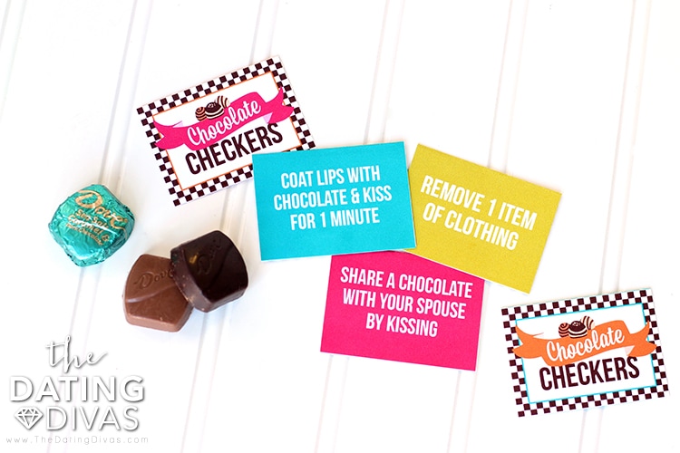 Chocolate Checkers Pieces