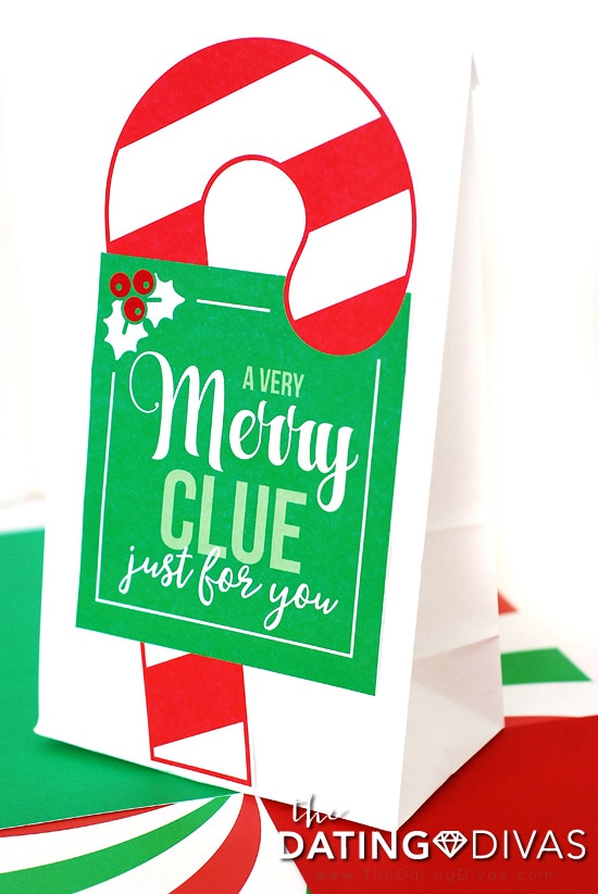 Christmas Scavenger Hunt Clue Bag