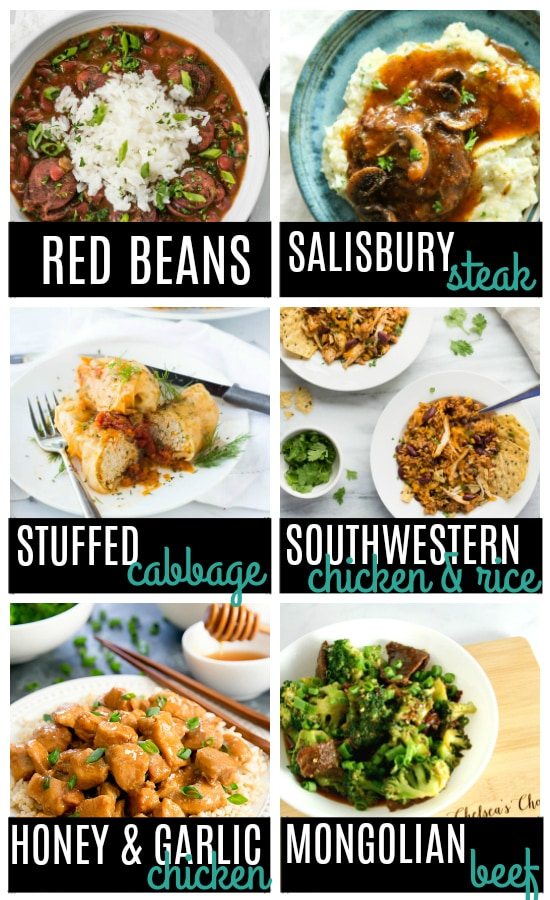 One Pot Dinner Ideas in the Instant Pot 