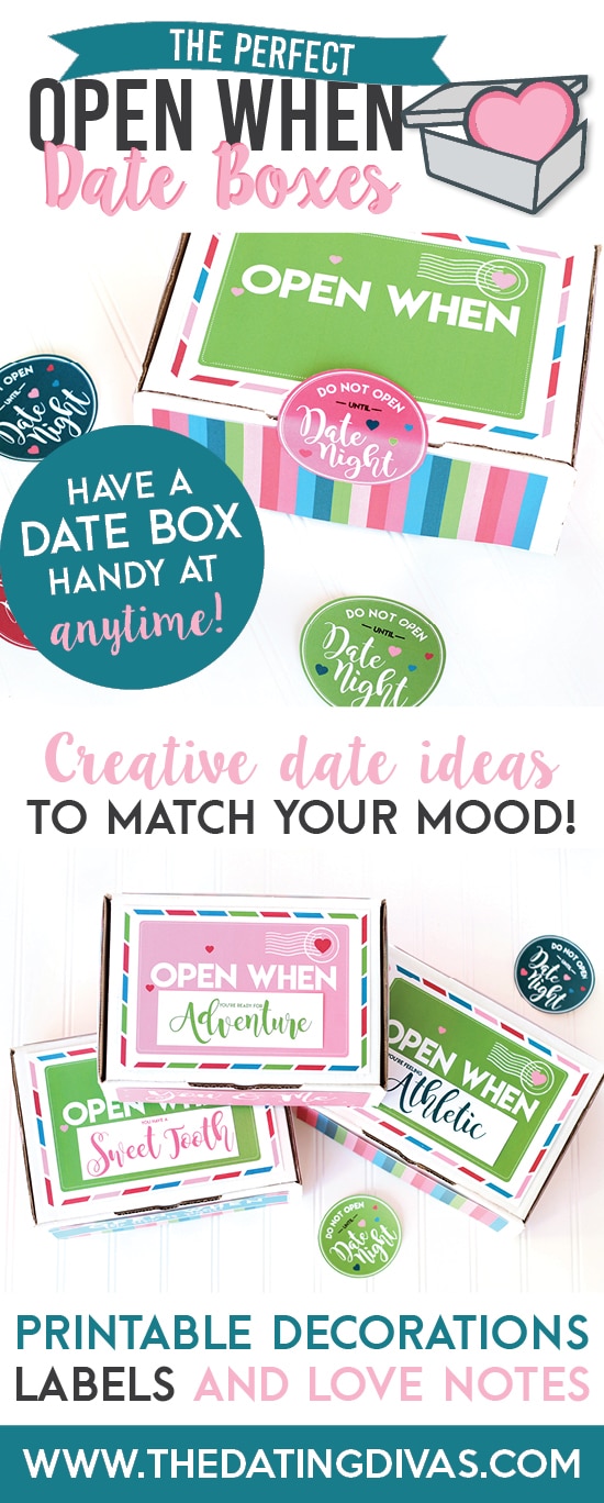 Open When Date Night Box