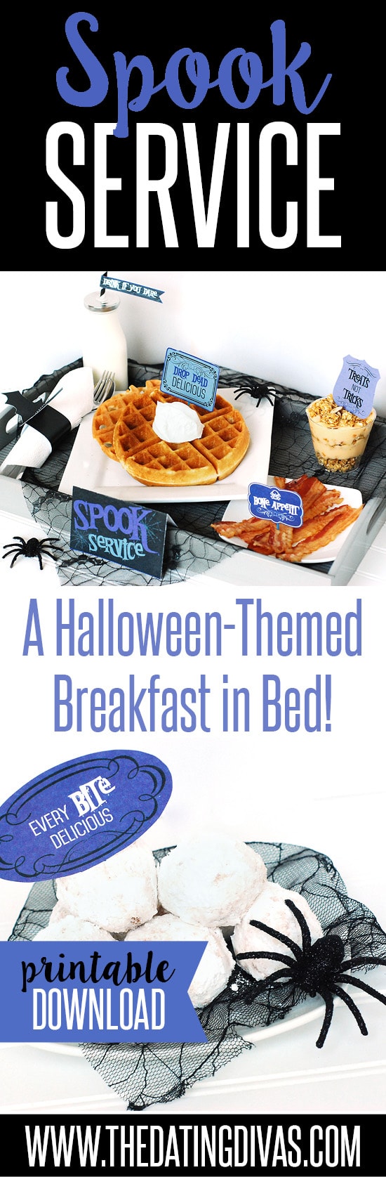 Halloween Breakfast in Bed Idea