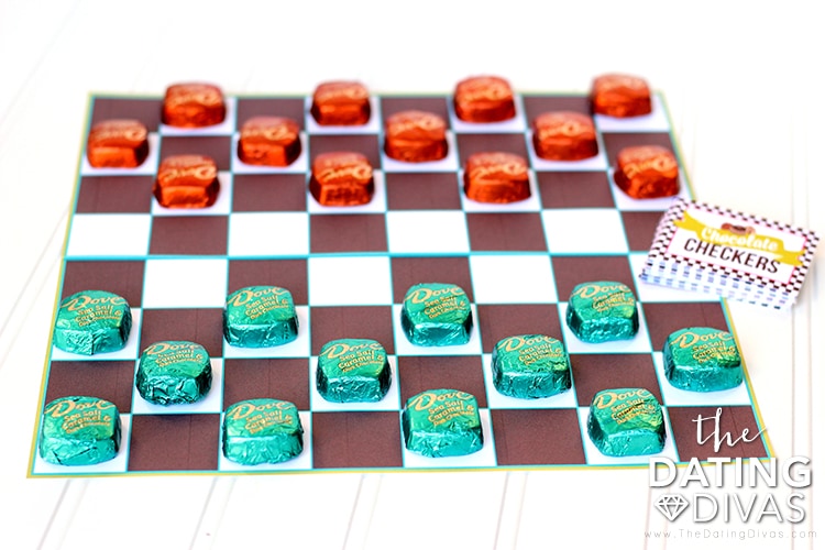 Strip Chocolate Checkers