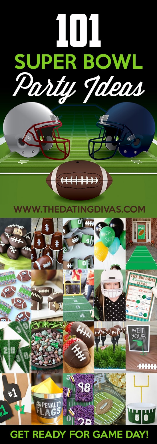 101 great ideas for hosting the best Super Bowl party.