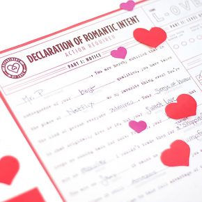 Declare your love in the most official way.!