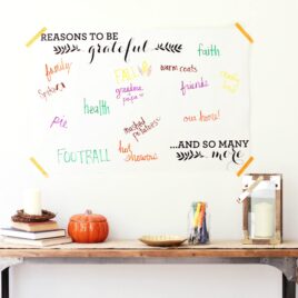 Giant Gratitude Thanksgiving Sign