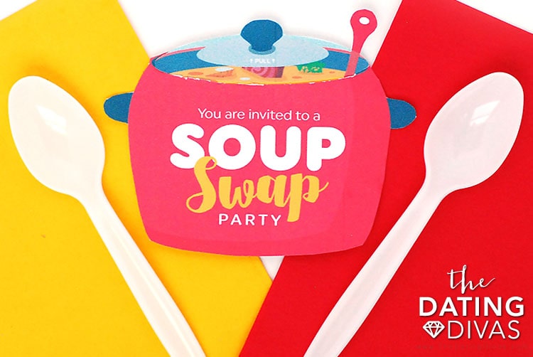 Soup Swap Invitation Idea