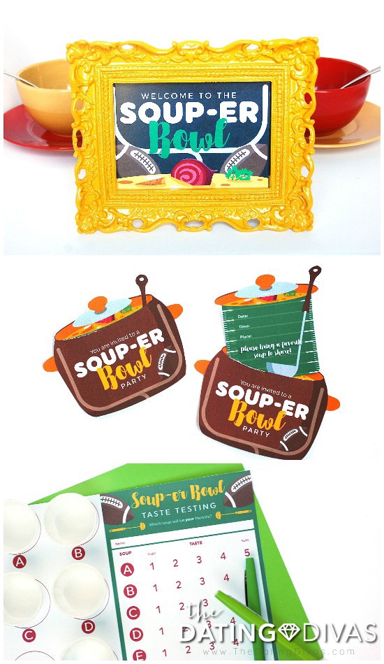 Super Bowl Soup Swap Printables