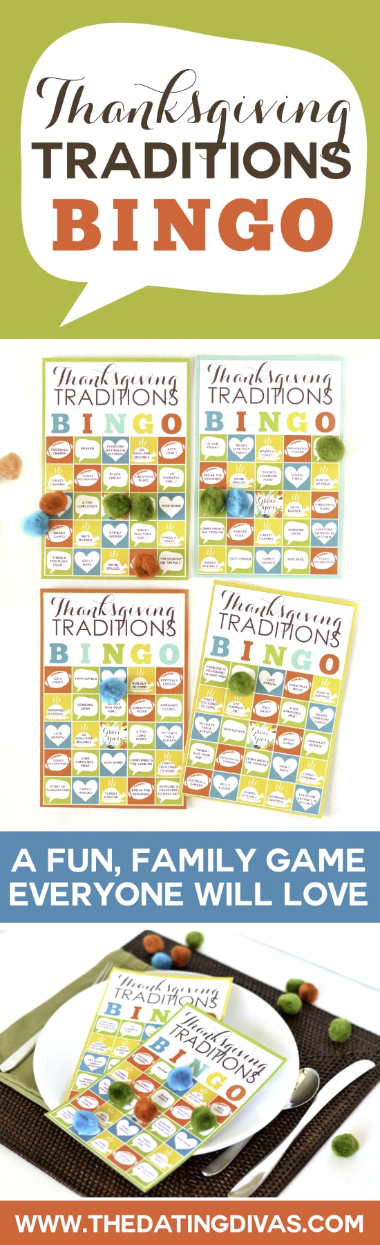 Thanksgiving Traditions BINGO