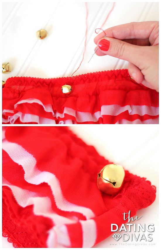 DIY Sexy Christmas Jingle Bell Panties