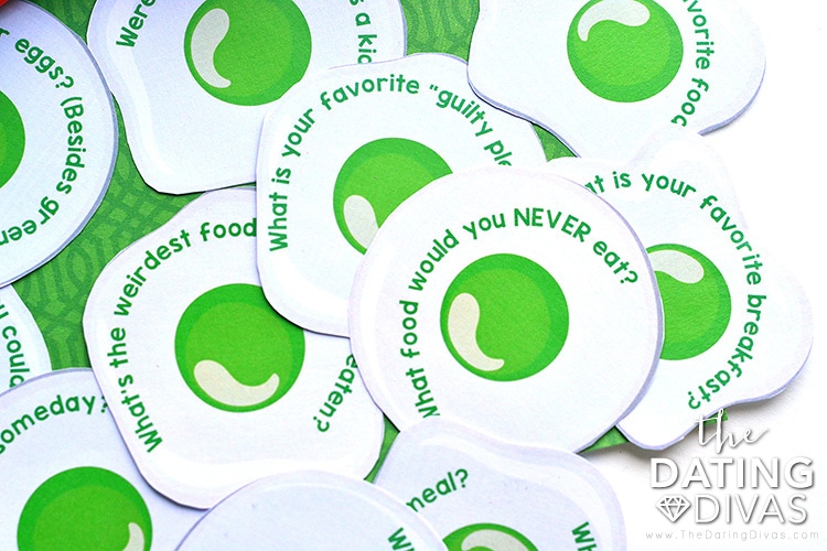 Learn more about your spouse with Green Eggs ad Ham conversation starters.