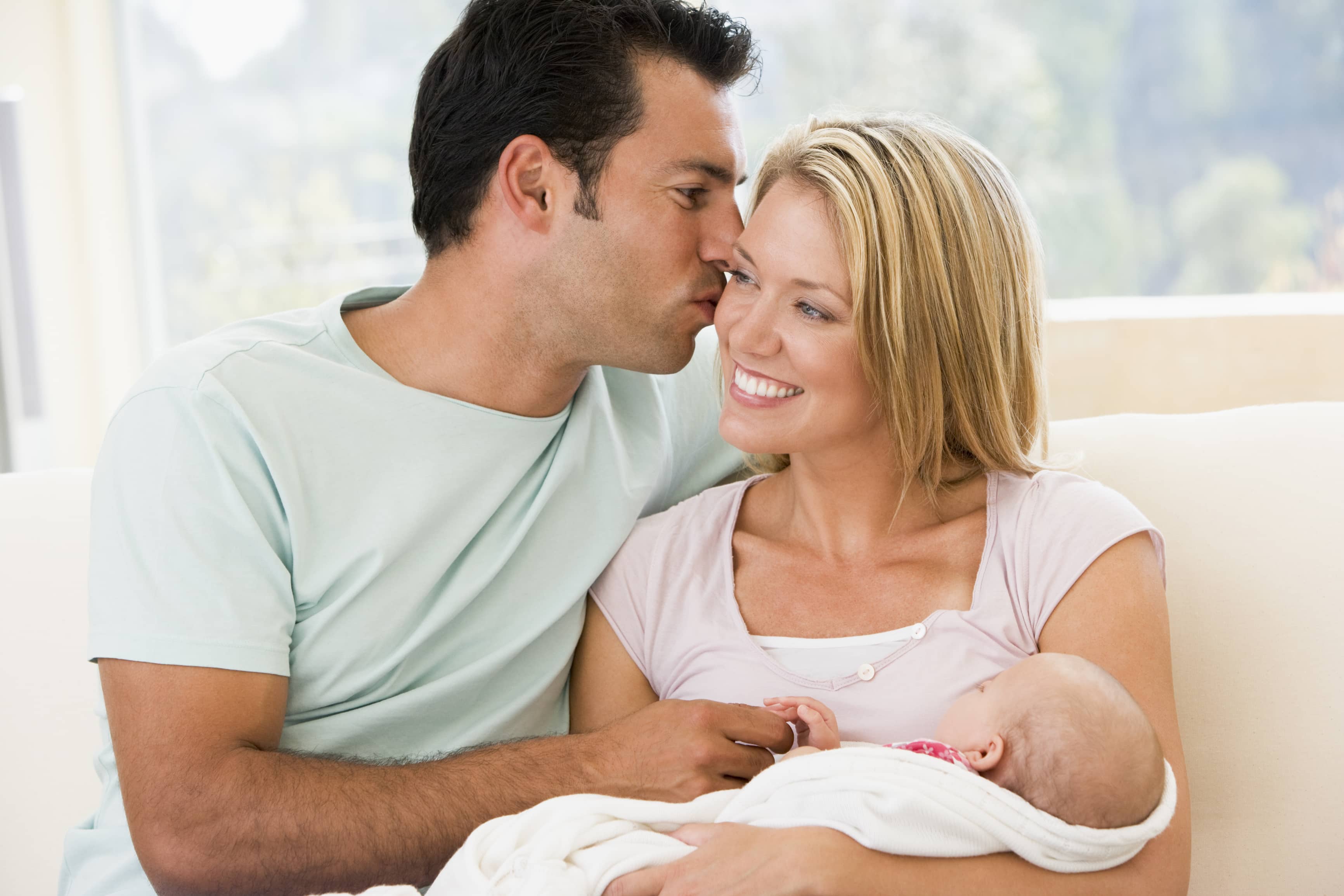 Husbands Support And Love New Moms