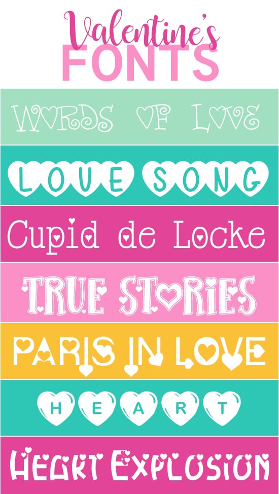 Free Romantic Fonts for Valentine's Day