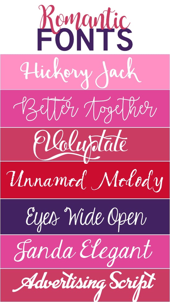 Romantic Scripts for Free Digital Use