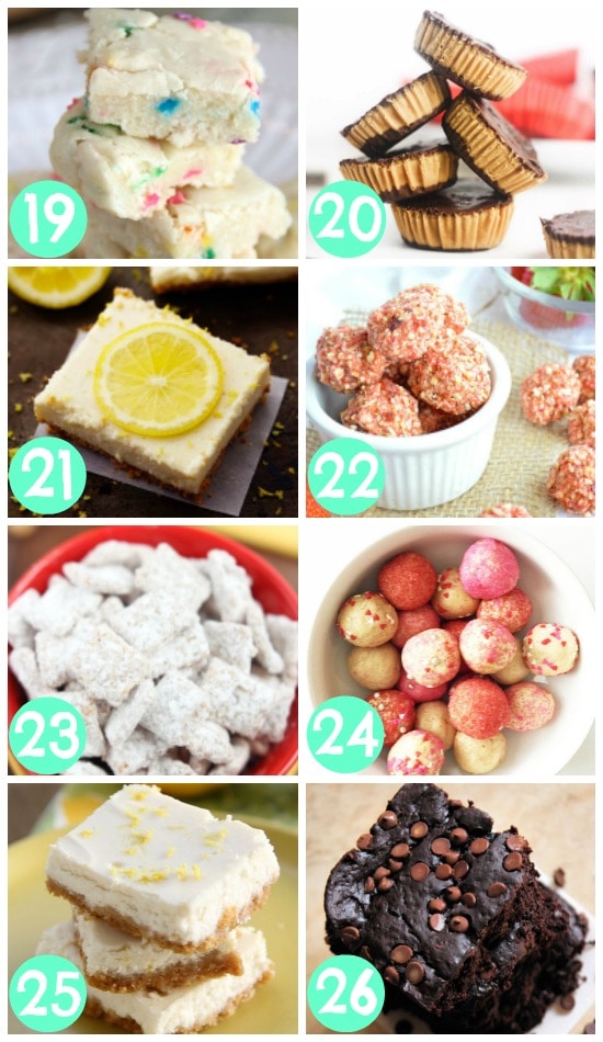 Skinny Dessert Bites and Bars