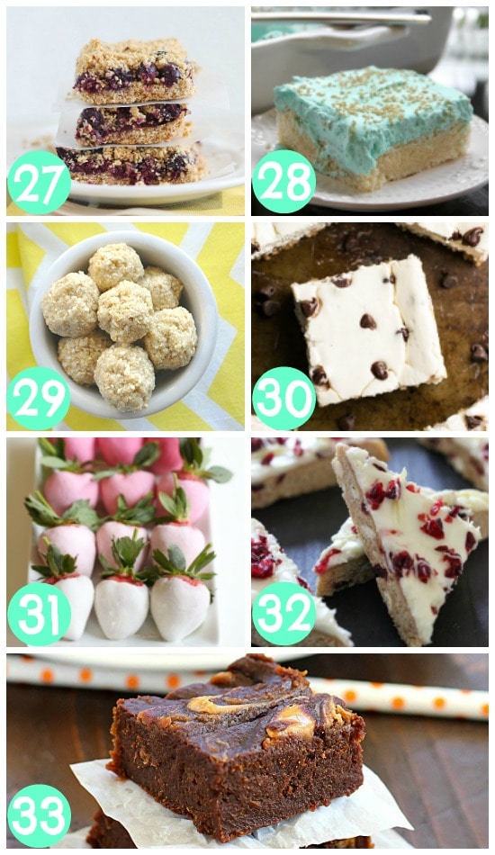 Low-Cal Dessert Bites and Bars