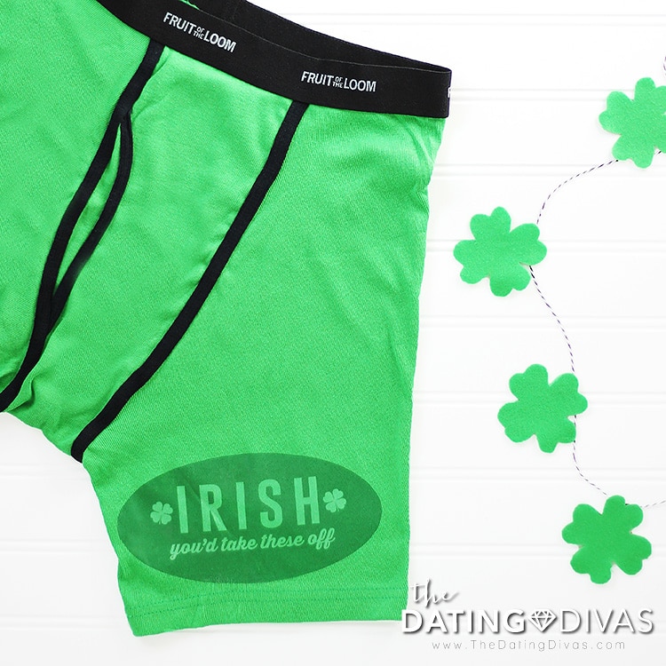 St. Patrick's Day DIY Underwear