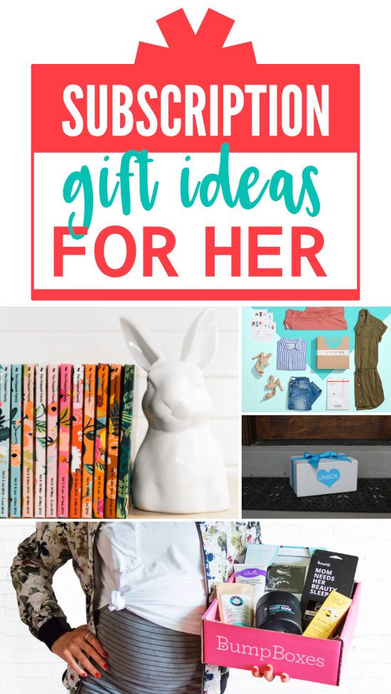 Subscription Box Ideas for Her #Subscription #Gift