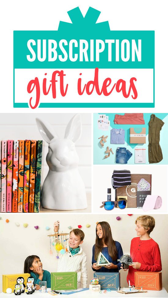 Subscription Gift Box Ideas for Her #Subscription #GiftIdeas