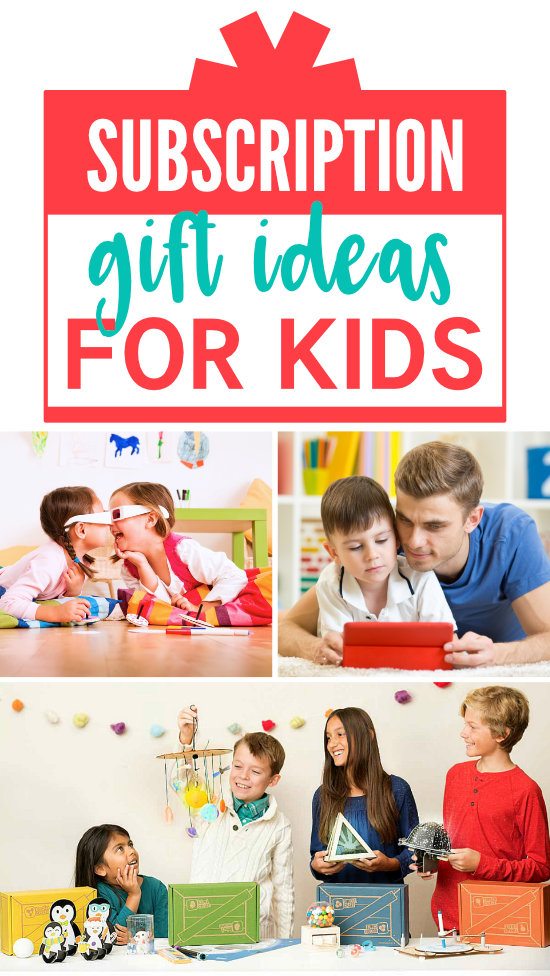 Subscription Gift Box Ideas for Kids #Subscription #Gift