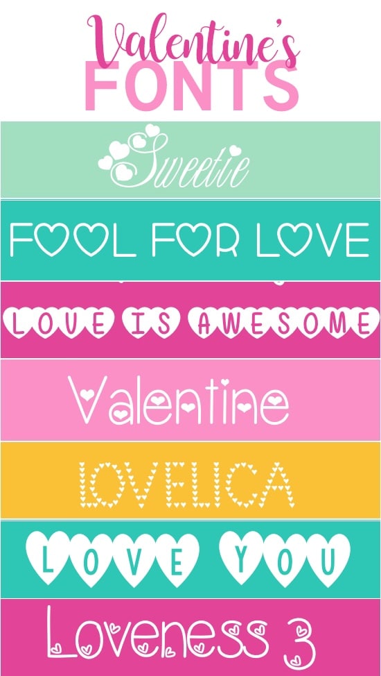 Our Favorite Free Romantic Fonts for Valentine's Day