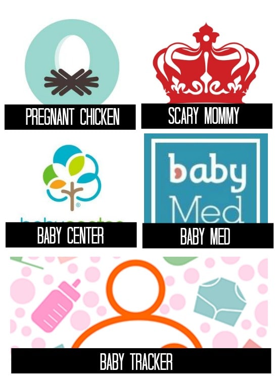 Parenting and pregnancy tips websites collage