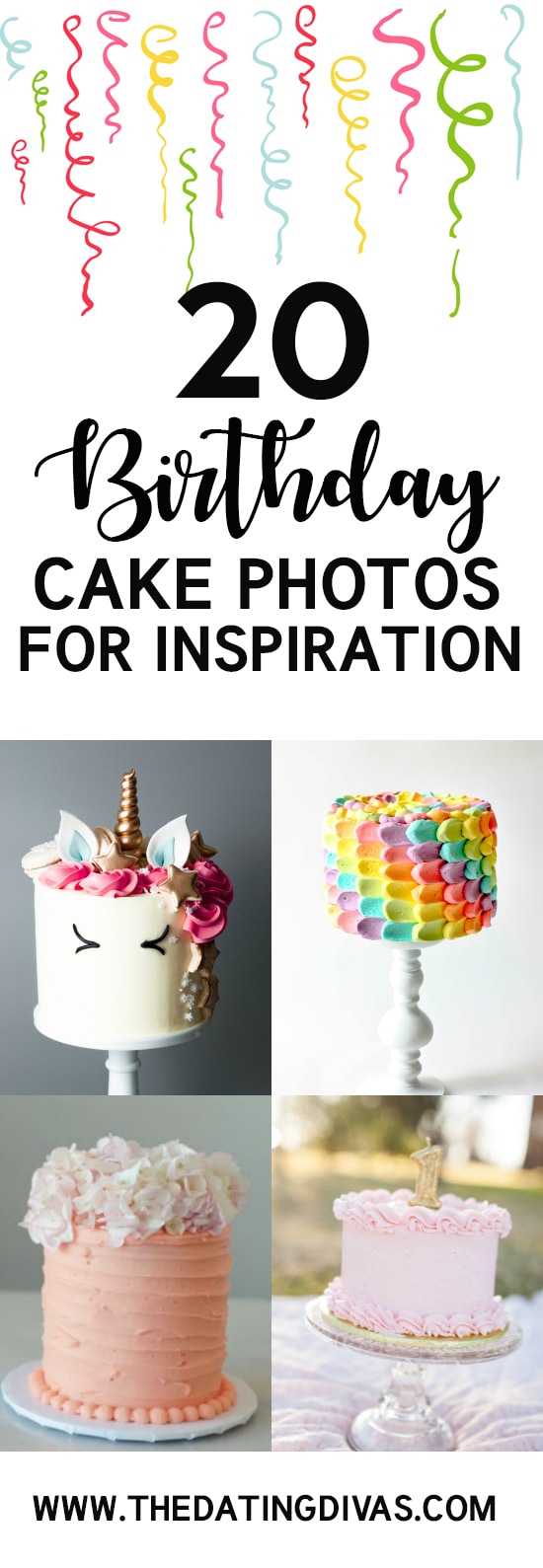 Birthday Cake Photos to Inspire